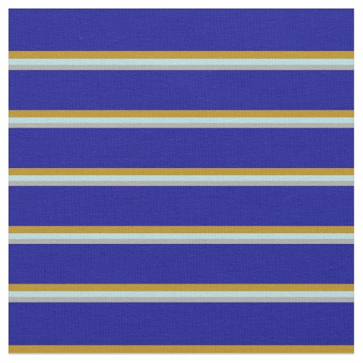 Dark Grey, Powder Blue, Dark Goldenrod & Dark Blue Fabric