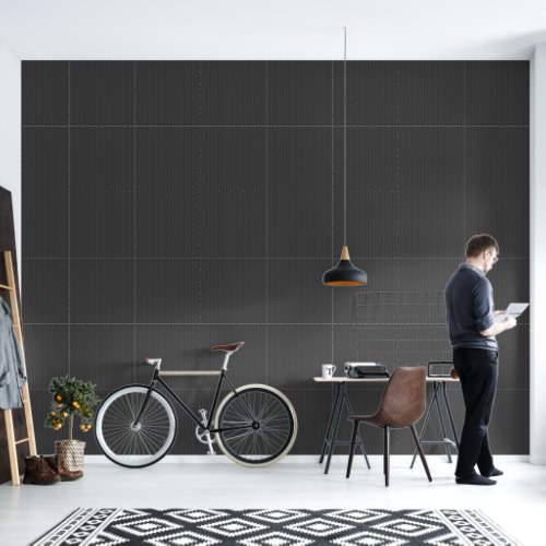 Dark Grey Striped Modern Wallpaper
