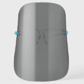 Dark Grey Tinted Shade Face Shield (Front)