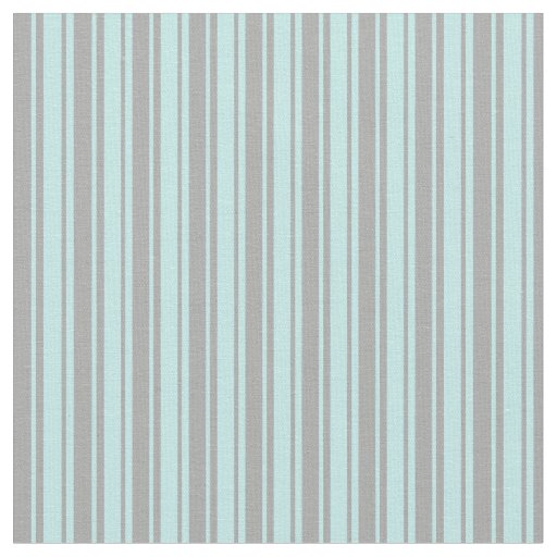 Dark Grey & Turquoise Colored Stripes Fabric