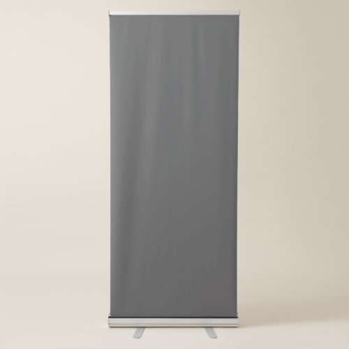 Dark Grey Vertical Retractable Banner