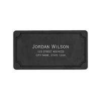 Dark Grey Vintage Inspired Frame Address Label