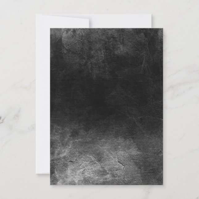Dark Grunge - B&W Save The Date (Front)