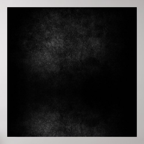 Dark Grunge Background _ Darkest Grey Poster
