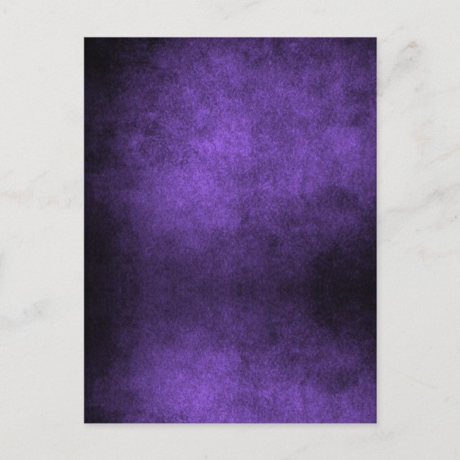 Dark Grunge Background - Purple Postcard (Front)