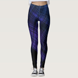 Dark Grunge Plaid Leggings