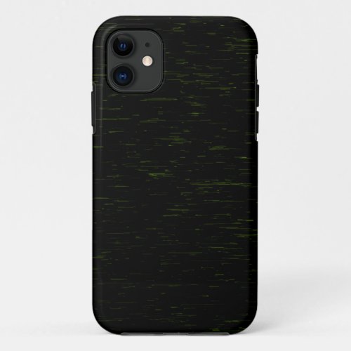 Dark Grunge Rain 1 iPhone 11 Case