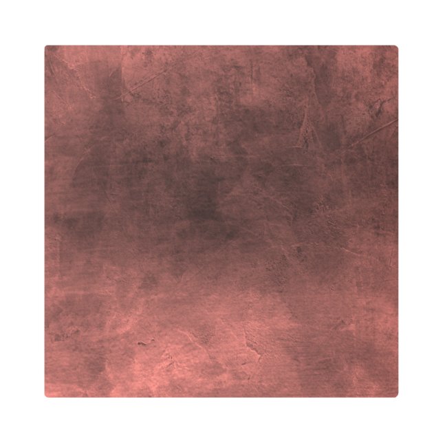 Dark Grunge - Red Metal Print (Front)