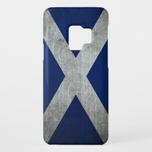 Dark Grunge Scotland Flag Case_Mate Samsung Galaxy S9 Case