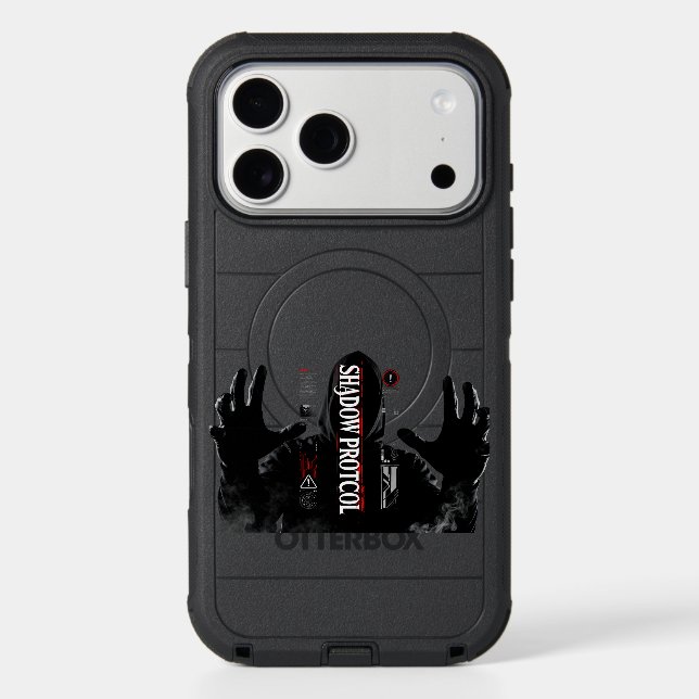 Dark Hacker Cyberpunk Phone Case (Back)