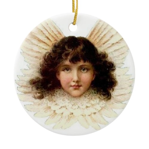 Dark-Haired Angel - Ornament
