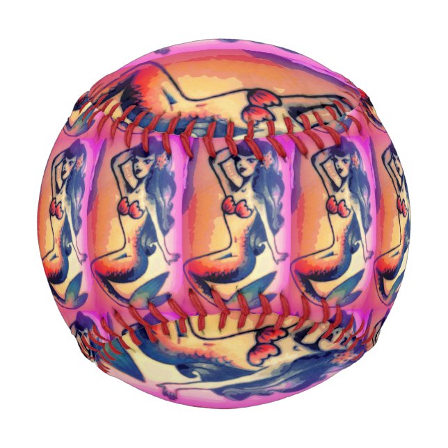 dark-haired mermaid beauties baseball (Front)