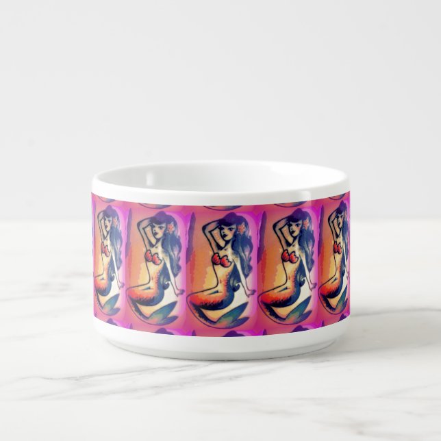 dark-haired mermaid beauties bowl (Center)