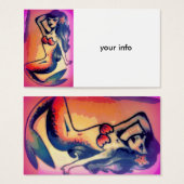 dark-haired mermaid beauty (Front & Back)