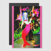 dark-haired mermaid beauty partying (Front/Back)