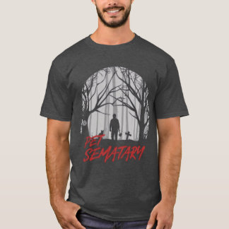 Dark Halloween 80s Retro Vintage Pet Horror Movie T-Shirt