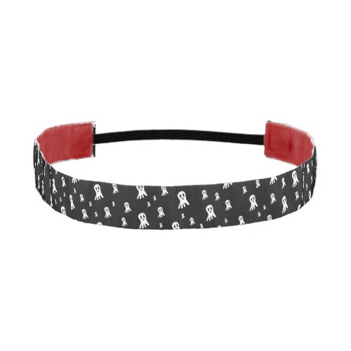 Dark Halloween Ghosts  Athletic Headband