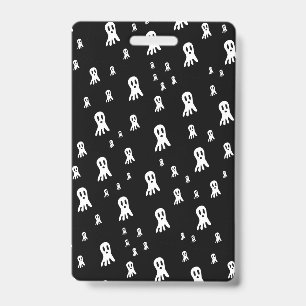 Dark Halloween Ghosts  Badge