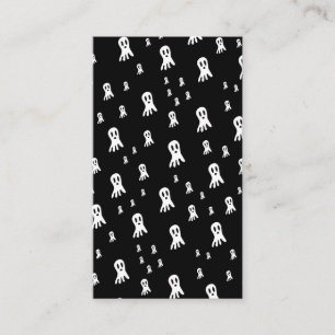 Dark Halloween Ghosts Business Card
