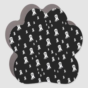 Dark Halloween Ghosts Car Magnet