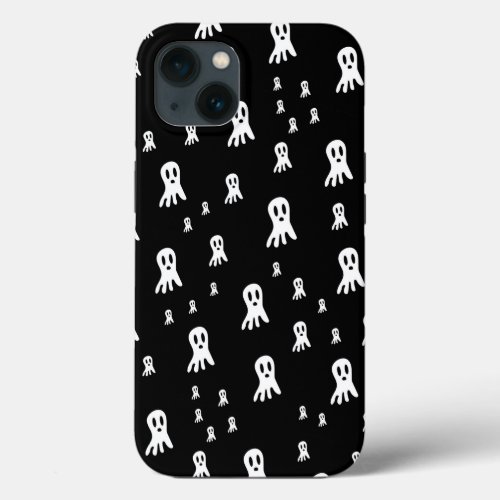 Dark Halloween Ghosts  iPhone 13 Case