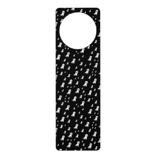 Dark Halloween Ghosts Door Hanger