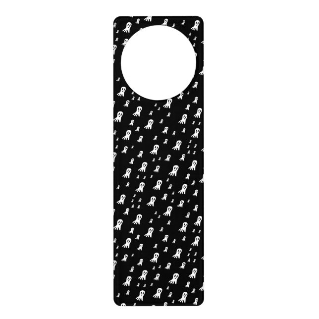 Dark Halloween Ghosts  Door Hanger (Front)