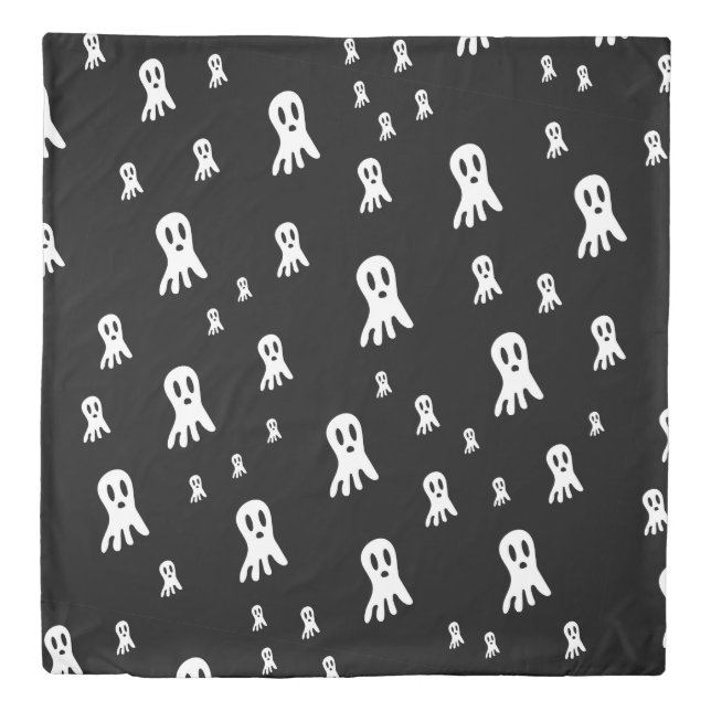 Dark Halloween Ghosts  Duvet Cover (Front)