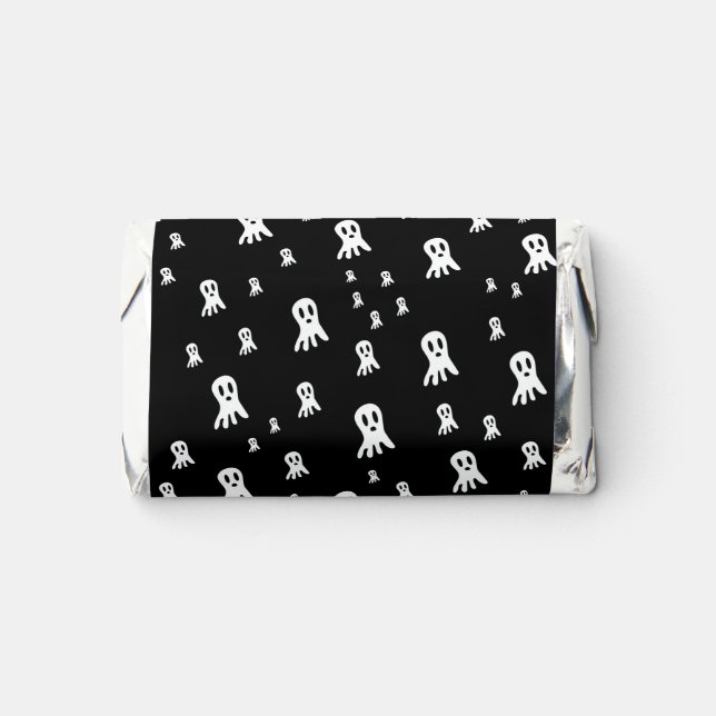 Dark Halloween Ghosts  Hershey's Miniatures (Front)