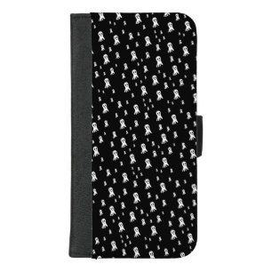 Dark Halloween Ghosts iPhone 8/7 Plus Wallet Case