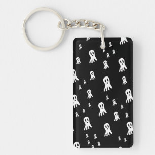 Dark Halloween Ghosts Keychain