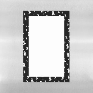 Dark Halloween Ghosts Magnetic Dry Erase Sheet
