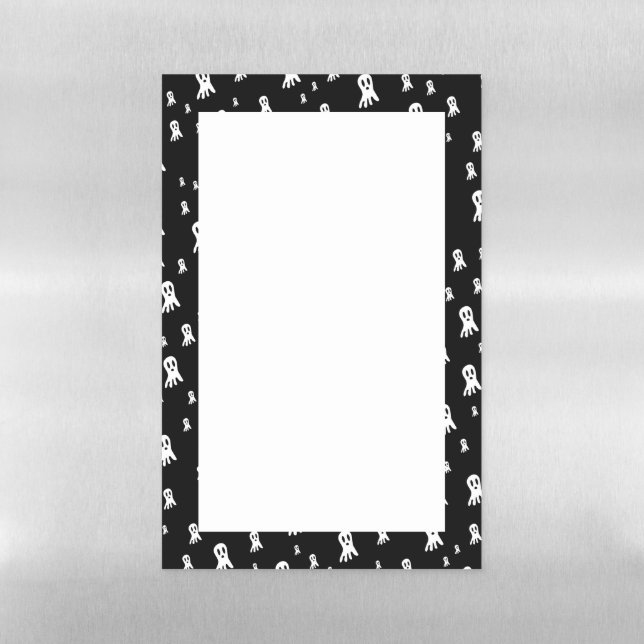 Dark Halloween Ghosts  Magnetic Dry Erase Sheet (Vertical)