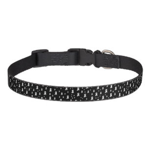 Dark Halloween Ghosts Pet Collar