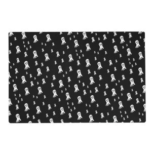 Dark Halloween Ghosts Placemat