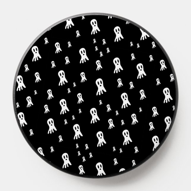 Dark Halloween Ghosts  PopSocket (Popsocket)