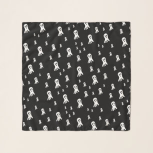 Dark Halloween Ghosts Scarf