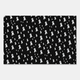 Dark Halloween Ghosts  Sign