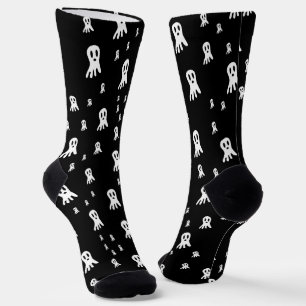 Dark Halloween Ghosts Socks