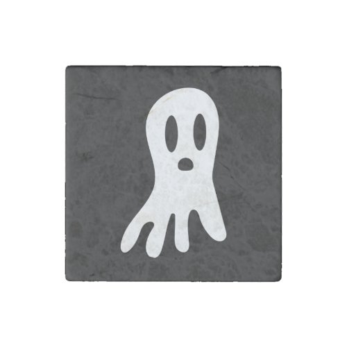 Dark Halloween Ghosts  Stone Magnet