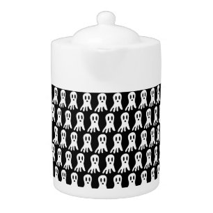 Dark Halloween Ghosts  Teapot