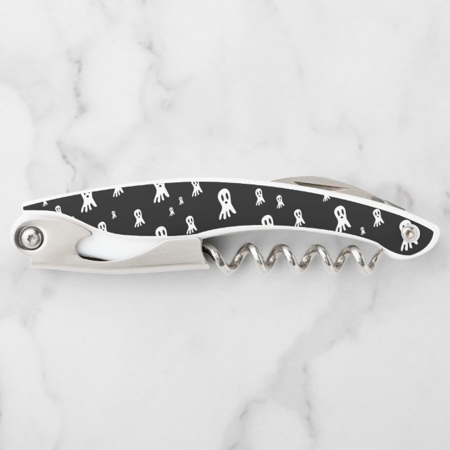 Dark Halloween Ghosts  Waiter's Corkscrew (Front)