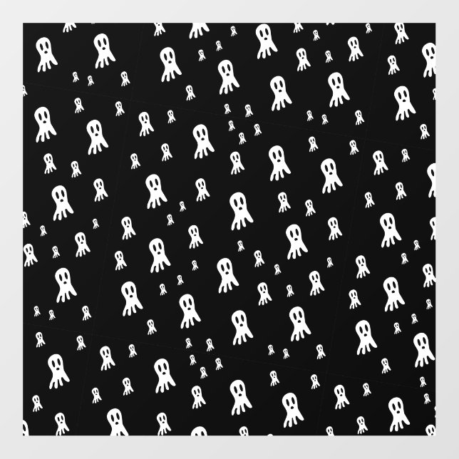 Dark Halloween Ghosts  Wall Decal (Front)