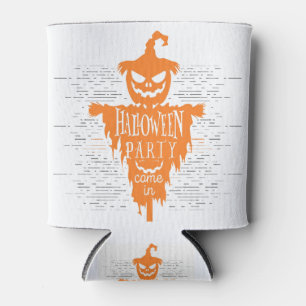 dark halloween party can cooler