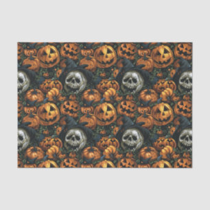 Dark Halloween Pumpkin  Tissue Paper