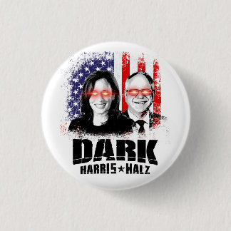 Dark Harris Walz 2024 Button