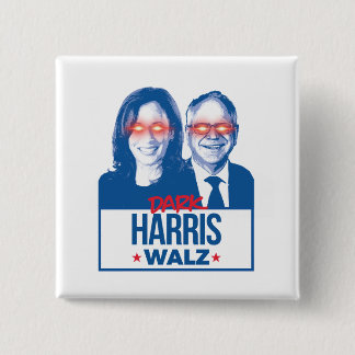 Dark Harris Walz Button