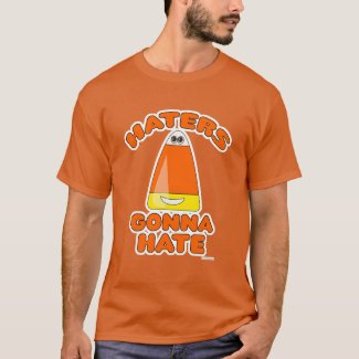Dark Haters Gonna Hate Candy Corn Cartoon