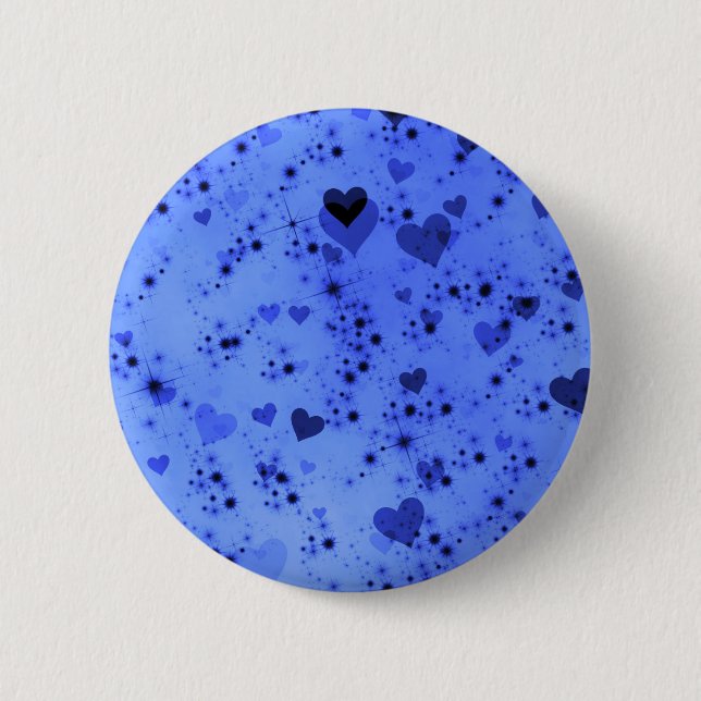 Dark Heart Bokeh Pattern One Button (Front)