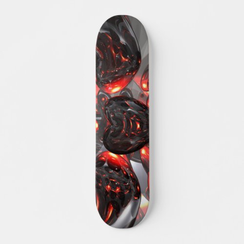 Dark Hearts Abstract Skateboard